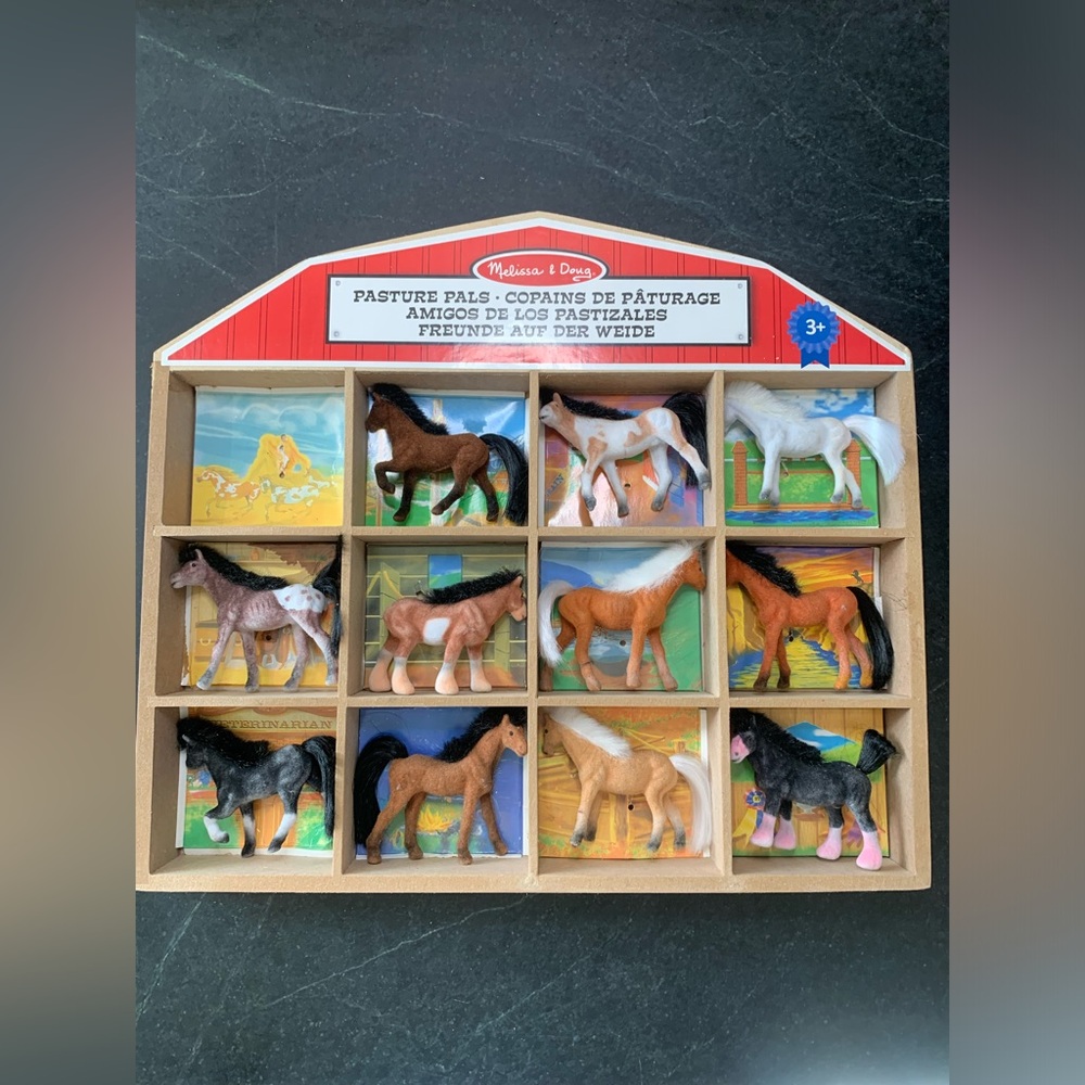 MELISSA AND DOUG | Pasture Pals | Toy Horse Set